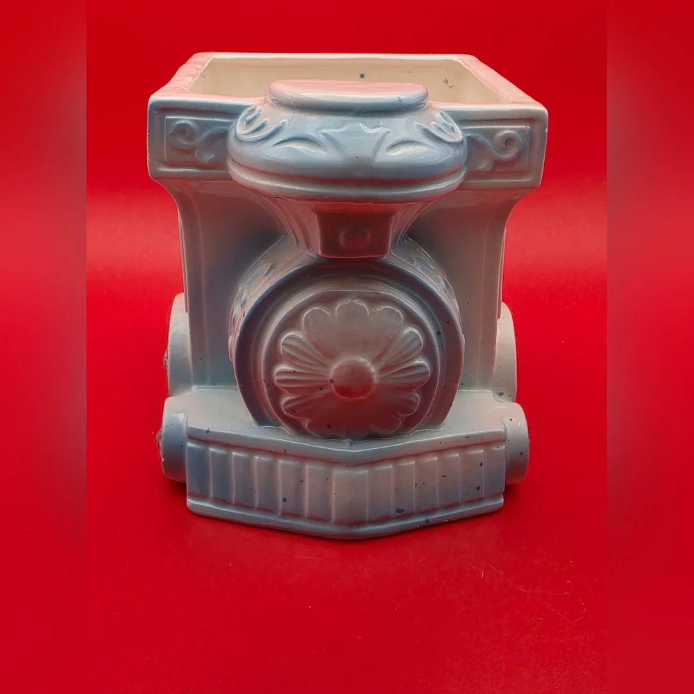 Ceramic Train Toy with Animal Design Vintage